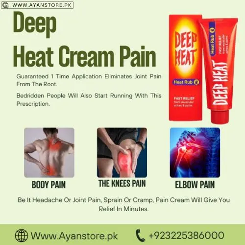 Deep Heat Cream Pain Relief In Pakistan