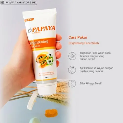 Papaya Brightening Face Wash In Pakistan