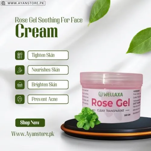 Rose Gel Soothing For Face Cream In Pakistan