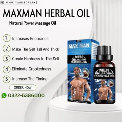 Maxman Penis Enlargement Oil In Pakistan