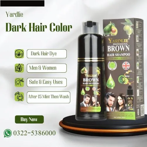 Yardlie Dark Brown Hair Shampoo In Pakistan 