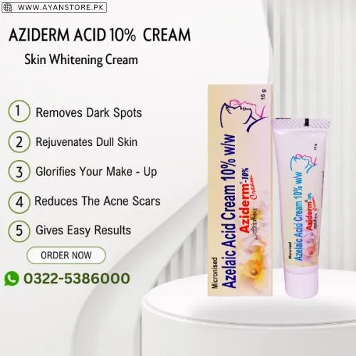 Aziderm 10% Cream In Pakistan