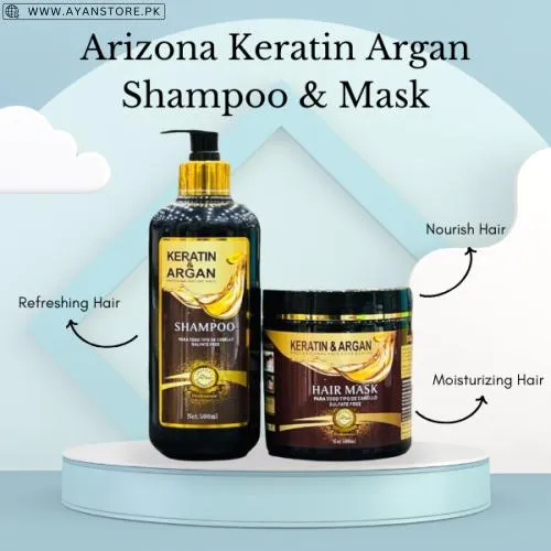 Arizona Keratin Argan Hair Shampoo Mask