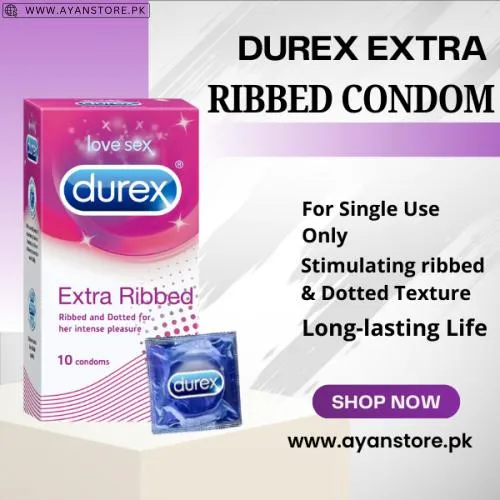 Durex Extra Ribbed Condom