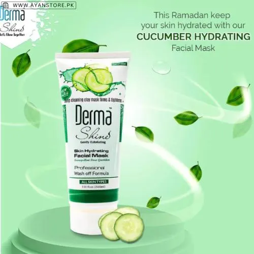 Derma Shine Hydrating Cucumber Facial Mask Price in Pakistan