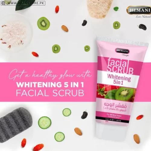 Hemani Facial Scrub Whitening 5 In 1 Price In Pakistan